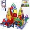 70PCS Mini Magnetic Tiles, Portable Magnetic Toys Travel Set, Construction STEM Learning and Playing Toys for Kids, Montessori Toy for Preschool Boys Girls view 3