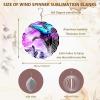 RWUTYTIUL Purple Mountain Dragon Fall Hanging Wind Spinners, 3D Wavy Line Pattern Design Wind Catchers & Spinners Outdoor Sculptures 7.87 Inch Holidays Birthday Gift for Lady Mother Wife Grandma view 4