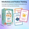 110 CBT Cards for Cognitive Behavioral Therapy - Positive Mindfulness Flashcards for Stress Relief and Emotional Well-Being view 3