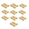 RC Hobby 5/10/20 Pcs Gold Plated 5.0mm 18mm Round Bullet Low Profile Male Female Connector Plug for RC Lipo Batteries Charger(20pcs 5.0mm 18mm) view 1