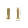 RC Hobby 5/10/20 Pcs Gold Plated 5.0mm 18mm Round Bullet Low Profile Male Female Connector Plug for RC Lipo Batteries Charger(20pcs 5.0mm 18mm) view 2