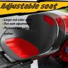 12v Electric go-Kart, Foldable Four-Wheel Electric go-Kart for KidsLED Lights and Music, Non-Slip and wear-Resistant Tires, Adjustable seat, Suitable for Indoor and Outdoor view 2