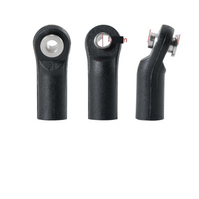 10Pcs M4 Rod Ends Plastic Link Balls Head Linkage Joint for 1/10 RC Crawler Car Axial SCX10 D90 Wraith TRX4 TRX6(Style C)