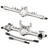 CNC Machined Aluminum RC Rock Crawler Straight Axle Set with for SOA Servo Mount for Axial for SCX10 II VS4-10 Chassis(Silver) view 1