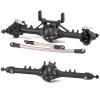 CNC Machined Aluminum RC Rock Crawler Straight Axle Set with for SOA Servo Mount for Axial for SCX10 II VS4-10 Chassis(Silver) view 2
