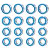 16PCS Rubber Sealed Bearing Kit for Tamiya TT02 TT-02 TT02D TT-02D 1/10 RC Model Car Chassis Accessories view 1