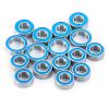 16PCS Rubber Sealed Bearing Kit for Tamiya TT02 TT-02 TT02D TT-02D 1/10 RC Model Car Chassis Accessories view 3
