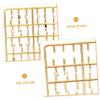 COOLHIYA Dollhouse Gold Tiny House Decor Accessory Smooth Surface Mini House Numbers for Mailbox Decoration Fine Craftsmanship with Sleek Finish view 4