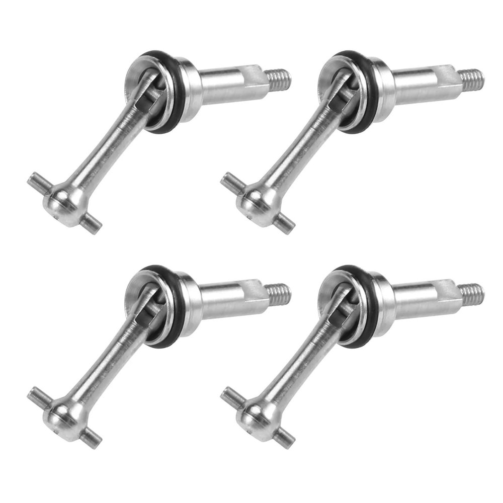 Practical 4Pcs 2mm Extended Metal CVD Universal Joint Shaft Transmission for Wltoys K969 K979 K989 P929 1/28 RC Car Upgrade Part