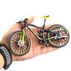 Kakalote Mini Finger Bikes, 1:10 Scale Alloy Mountain Bicycle Model Desktop Decoration Crafts for Cycling Lovers Birthday Party Gifts (Green) view 3