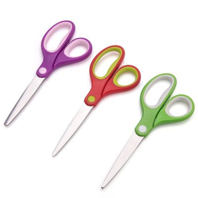 Students Scissors (24 Pairs Teacher Pack, Rounded-tip, 7)