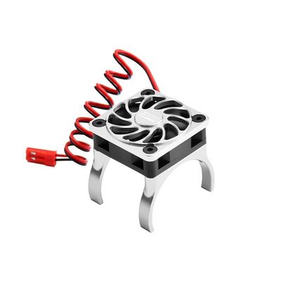 Aluminum 6061-T6 Alloy High Speed Cooling Fan 18000 RPM Compatible with 36mm Motor for Traxxas 1:16 Mini Maxx/Mini Slash/XRT VXL 3S / 1:8 Jato 2S 4S Upgrade Parts - Silver