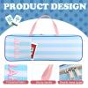 Aliceset Mahjong Rack Storage Bag 21 x 6.5 x 2 Inches Mahjong Gifts for Women Mah Jong Tile Bags with Zipper for Tiles and Pushers Rack Storage Bags Gifts Accessories(Only Bag)(Blue Stripes) view 3