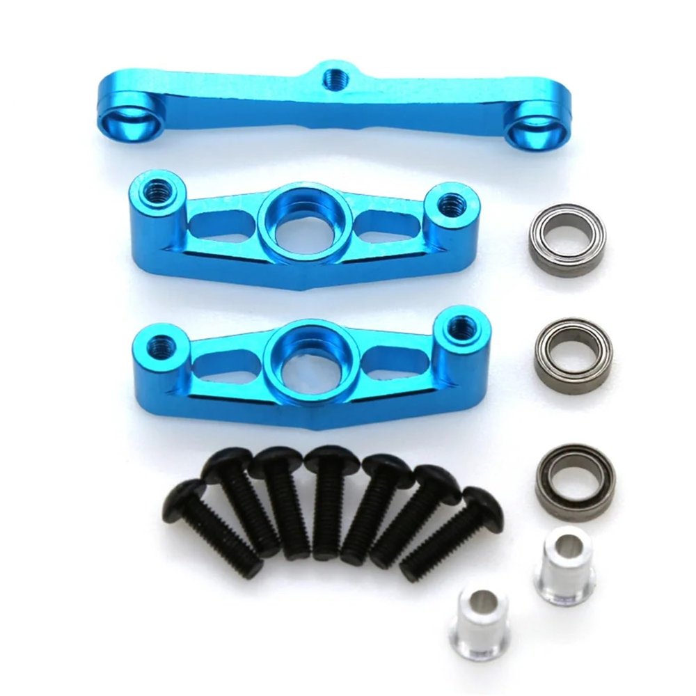 A17I Metal Steering Assembly with Bearing for TT02 TT-02 1/10 RC Car Upgrade Parts