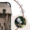 SIPO Magnetic Clips Set of 2 Black - Universal Attachment for Prams & Baby Seats | Extra Strong Modern Design Load Capacity up to 1 kg view 4