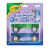 Crayola PIP-Mobiles Rolling Chassis Accessory for Magnetic Building Tiles  Add Wheels to Crayola PIP-Tile Sets  STEM Learning Toy for Kids Ages 3+  Creative, Educational Toy - 2-Pack (Glitter) view 1