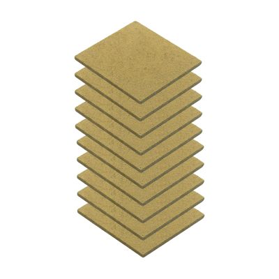 kowaku 10Pcs Building Model Baseplates House Building Bottom Plates Model Making Baseboard for Projects Micro Landscape Hobby Crafts, 12cmx12cm