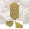 kowaku 10Pcs Building Model Baseplates House Building Bottom Plates Model Making Baseboard for Projects Micro Landscape Hobby Crafts, 12cmx12cm view 4