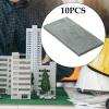 JunZheHub 10Pcs Cement Brick Model House Building Construction Model Floor Board Scene Block Making Material, 6x12cm view 3