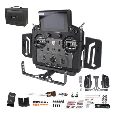 Flysky 2.4GHz 18 Channels FS-Paladin PL18 Ultra Radio Transmitter with FTr8B Receiver and FS-STTJ01 Hand Support Bracket Combol Set,for RC Airplane Helicopter Car Boat Robot Glider