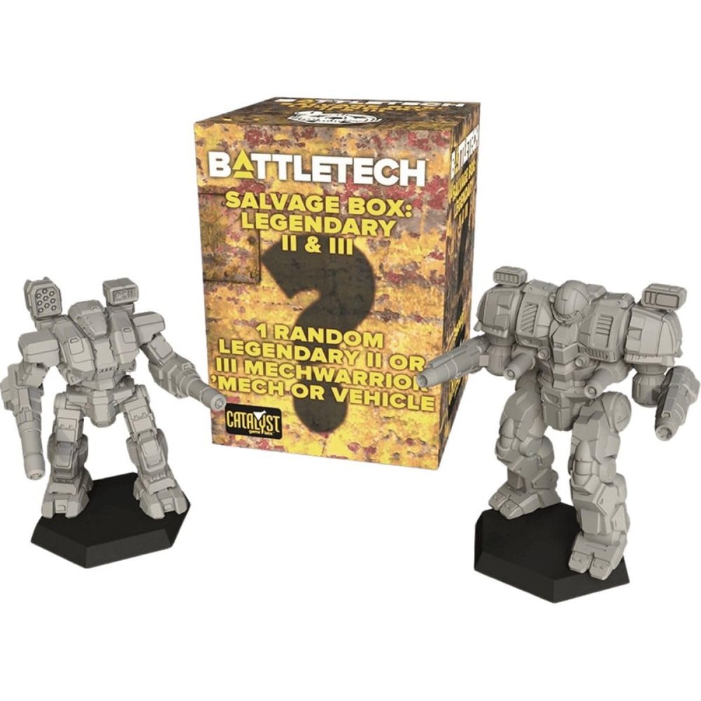 BattleTech Salvage Box Mercenaries: Legendary II & III by Catalyst Game Labs | Ages 14+ | 1+ Players