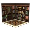 1/12 Scale Backdrop Scene Model Simulation Layout Collection Display Background Board for Decor Accessory Study Room view 2