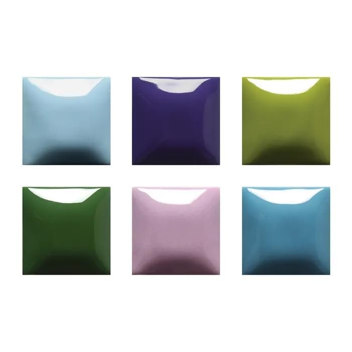 Nasco Ceramic Glaze Set - Cool Colors
