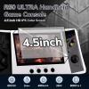FVBADE 50000 in 1 R50 Ultra Handheld Game Console 4.5 inch IPS Screen Mini Retro Console 4000mAh Portable Pocket Arcade 12+ Mainstream Emulator 256G TF Card Transparent(White) view 2