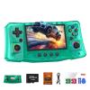 FVBADE 50000 in 1 R50 Ultra Handheld Game Console 4.5 inch IPS Screen Mini Retro Console 4000mAh Portable Pocket Arcade 12+ Mainstream Emulator 256G TF Card Transparent(Green) view 1