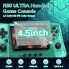 FVBADE 50000 in 1 R50 Ultra Handheld Game Console 4.5 inch IPS Screen Mini Retro Console 4000mAh Portable Pocket Arcade 12+ Mainstream Emulator 256G TF Card Transparent(Green) view 2