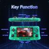FVBADE 50000 in 1 R50 Ultra Handheld Game Console 4.5 inch IPS Screen Mini Retro Console 4000mAh Portable Pocket Arcade 12+ Mainstream Emulator 256G TF Card Transparent(Green) view 3