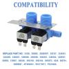 285805 Washer Water Inlet Valve with Mounting Bracket, Compatible for Whirlpool Kitchenaid Washers 292197 3349451 3354565 PS334646 view 3