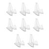 BUBEFSKD 8Pieces Coin Holder Clear Acryl Transparent Easel Stands Display Easel Post Card Storage Rack Acrylic Stand