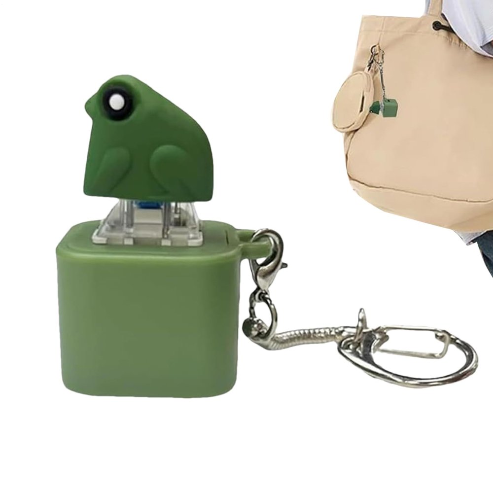 Clicker Fidget, Button Fidget, Sound Light Frog Design Stress-Reducing Sensory Game for Adult Student Child School Travel Tote Classroom