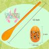 24 Painted Easter Egg and 24 Spoon Race Game Set, 24 Sets, Family Game for Kids & Family Activity Holiday Outdoor Yard Easter Egg Hunt Birthday Party Front Lawn view 4