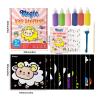 28Pcs Kids Sand Art Set 6 Bottles of 12 Paintings 8 Sheet Stickers for Kid School Project for Craft view 3