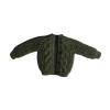 1/12 Scale Figure Clothes,Doll Accessories Knitted Cardigan Handmade Sweater Clothing Mini for 6inch Action Figures Doll, Green view 1