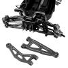 Aluminum Alloy Front & Rear Suspension Arms Set Upgrade Parts for Arrma 1/14 Typhon Grom 1/18 Granite Grom (Black) view 3