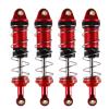 4PCS Shock Absorber 74mm Metal Hydraulic for 1/12 MN128 MN86 G500 RC Car Upgrade Parts(Red) view 1