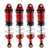 4PCS Shock Absorber 74mm Metal Hydraulic for 1/12 MN128 MN86 G500 RC Car Upgrade Parts(Red) view 3