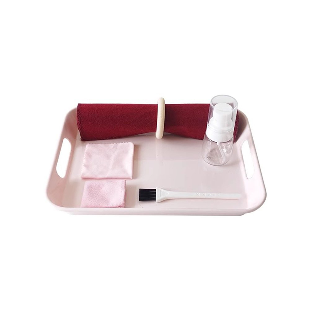 LLTCMAOYI Montessori Mirror Cleaning Work Set, Montessori Polishing Kit