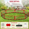 Gaga Ball Pit for Kids, Portable Gagaball Court 20ft Equipped with Carry Bag, 2 Gaga Balls, Wind Ropes and Ground Spikes for Sport Games and Indoor & Outdoor Activities view 3