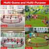 Gaga Ball Pit for Kids, Portable Gagaball Court 20ft Equipped with Carry Bag, 2 Gaga Balls, Wind Ropes and Ground Spikes for Sport Games and Indoor & Outdoor Activities view 4