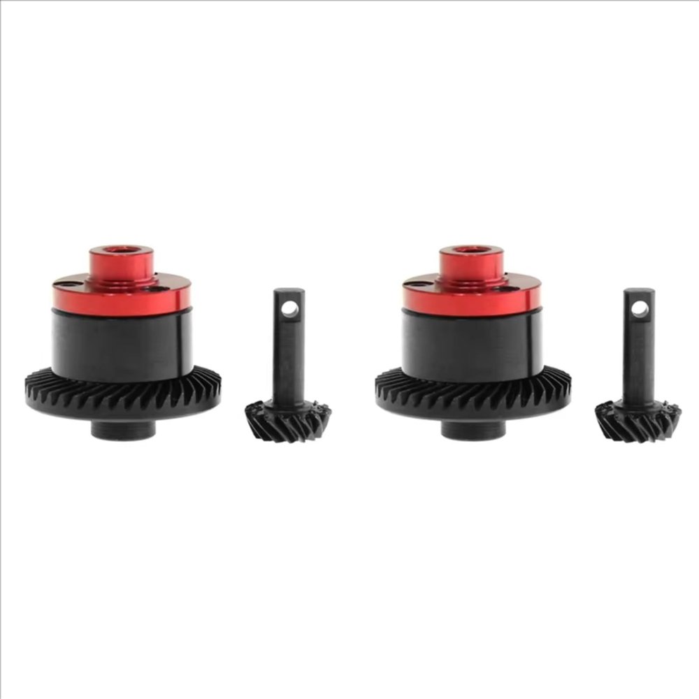 RC Car Accessories Compatible with Traxxas for E-Revo for Rally for Summit for Slash 1/16 Rc Car Upgrade Parts 2X Metal Diff Case Gear 39T 15T