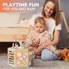 ROBUD 13-in-1 Wooden Activity Cube, Montessori Toys for 1+ Year Old Boys & Girls, Multipurpose Educational Sensory Toy for Toddlers, Educational Learning Toys, Fountain Garden Theme view 4