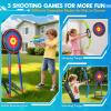 Bow and Arrow Toys for Kids, 2 Pack LED Light Up Archery Set Outdoor Indoor view 2