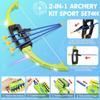 Bow and Arrow Toys for Kids, 2 Pack LED Light Up Archery Set Outdoor Indoor view 4
