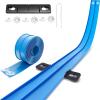 15 Ft Flexible Race Track for Kids, Two-Lane Flex Blue Track for 1:64 Diecast Cars, Includes 6 Suction Cups & 1 Rope, Portable Design, Birthday Gift for Boys & Girls Ages 3-8 (Cars Not Included) view 1