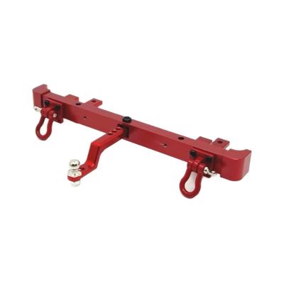 DIQYRS Compatible with MN for MN82 LC79 1/12 RC Car Parts Remote Control Car Accessories Metal Upgraded Rear Bumper Trailer Hook Rc Bumper(Red)