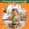Ayeboovi Rechargeable Dancing Talking Cactus Toy for Baby Toddler,Singing Mimicking Recording Repeating with 120 Songs, Tummy time Toys for Girls Boys, Birthday or Chirstmas Gifts view 3